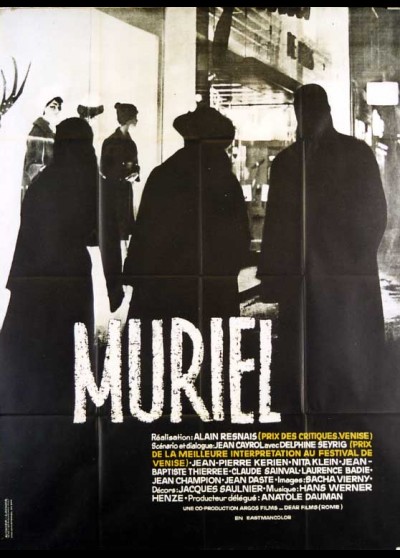 affiche du film MURIEL OU LE PEMPS D'UN RETOUR