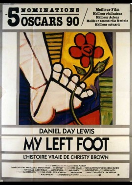 MY LEFT FOOT THE STORY OF CHTISTY BROWN movie poster