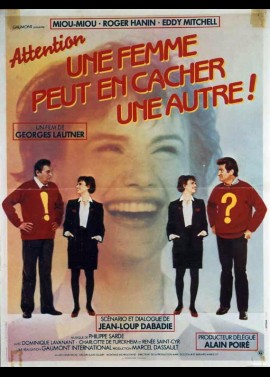 affiche du film ATTENTION UNE FEMME PEUT EN CACHER UNE AUTRE