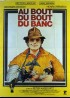 affiche du film AU BOUT DU BOUT DU BANC