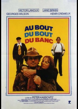 affiche du film AU BOUT DU BOUT DU BANC