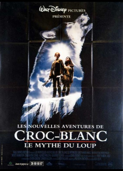 affiche du film NOUVELLES AVENTURES DE CROC BLANC (LES) LE MYTHE DU LOUP