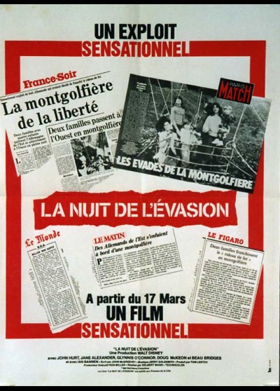 affiche du film NUIT DE L'EVASION (LA)