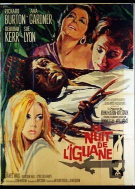 affiche du film NUIT DE L'IGUANE (LA)