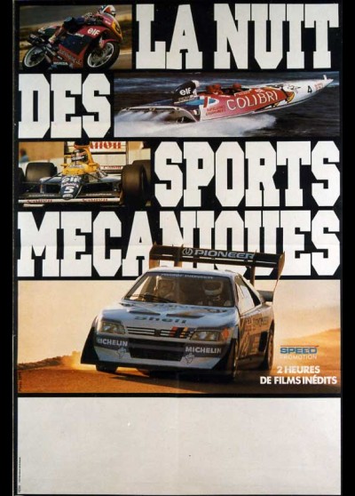 affiche du film NUIT DES SPORTS MECANIQUES (LA)