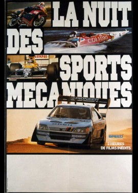 affiche du film NUIT DES SPORTS MECANIQUES (LA)