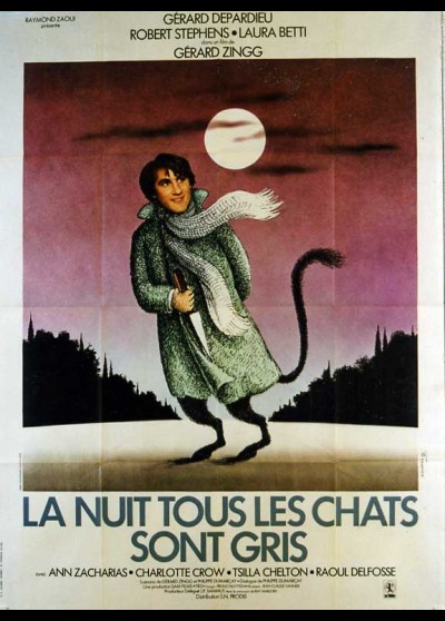 affiche du film NUIT TOUS LES CHATS SONT GRIS (LA)