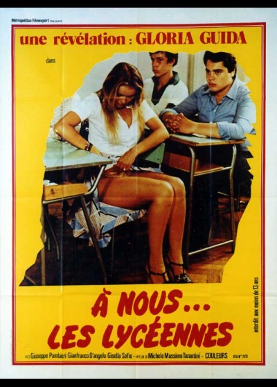 affiche du film A NOUS LES LYCEENNES