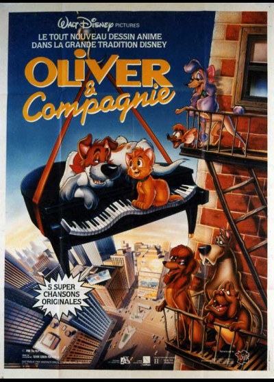 affiche du film OLIVER ET COMPAGNIE