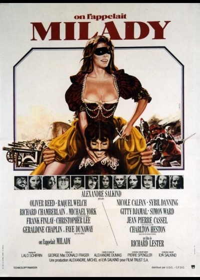 affiche du film TROIS MOUSQUETAIRES ON L'APPELAIT MILADY (LES)