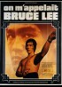 affiche du film ON M'APPELAIT BRUCE LEE