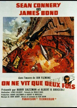 affiche du film ON NE VIT QUE DEUX FOIS