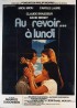 AU REVOIR A LUNDI movie poster