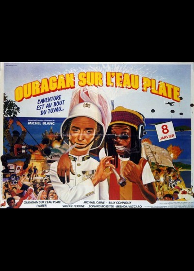 affiche du film OURAGAN SUR L'EAU PLATE