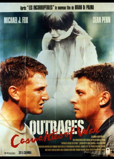 CASUALTIES OF WAR movie poster