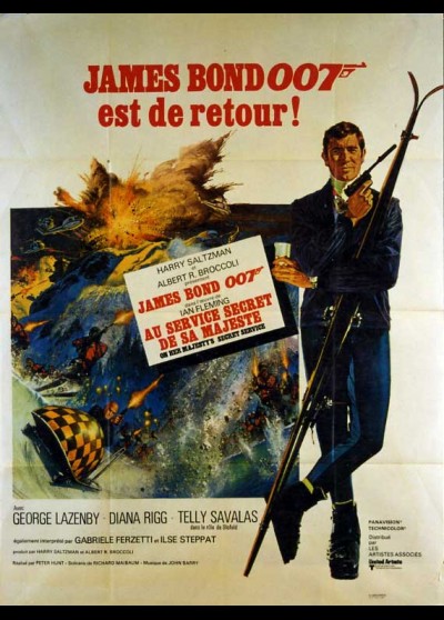 affiche du film AU SERVICE SECRET DE SA MAJESTE