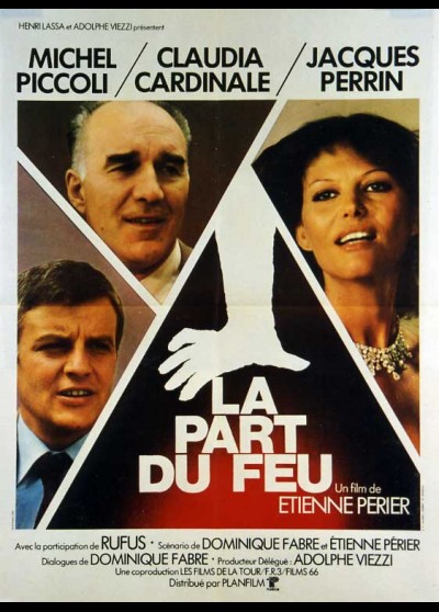 affiche du film PART DU FEU (LA)