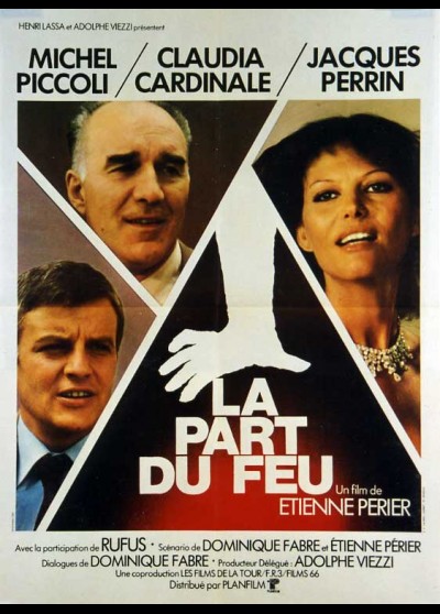 PART DU FEU (LA) movie poster