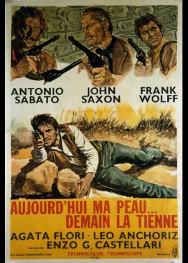 affiche du film AUJOURD'HUI MA PEAU DEMAIN LA TIENNE