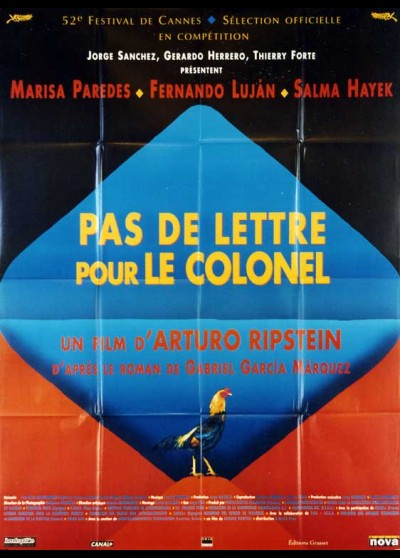 affiche du film PAS DE LETTRE POUR LE COLONEL