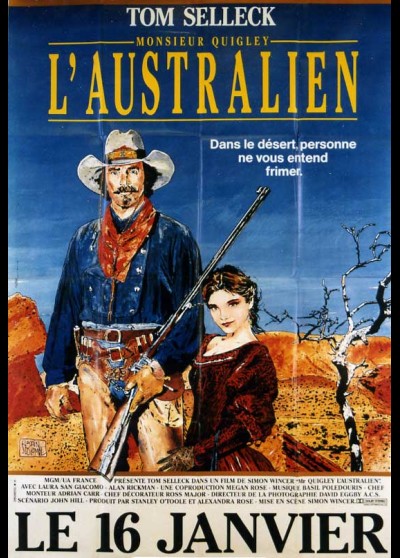 QUIGLEY DOWN UNDER movie poster