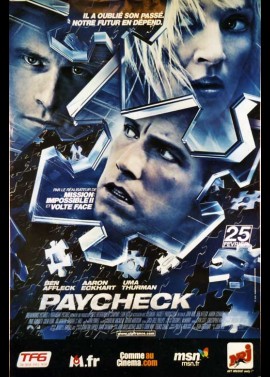 PAYCHECK movie poster