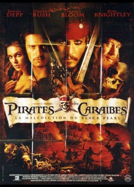 PIRATES OF THE CARIBBEAN THE CURSE OF THE BLACK PEARL movie poster