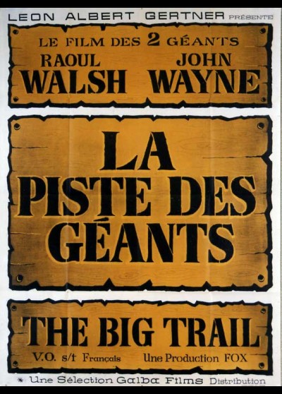 BIG TRAIL (THE) movie poster