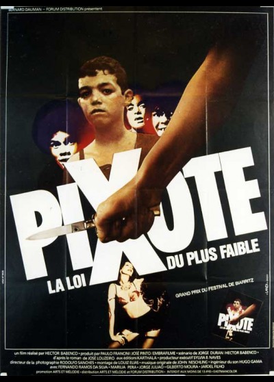 PIXOTE A LEI DO MAIS FRACO movie poster