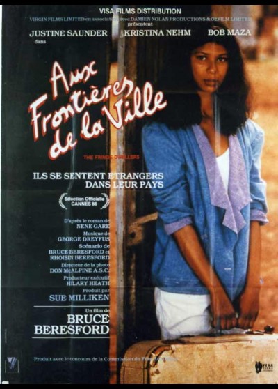 affiche du film AUX FRONTIERES DE LA VILLE