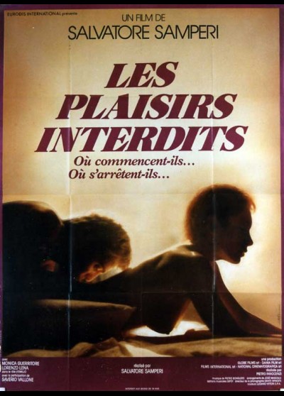 affiche du film PLAISIRS INTERDITS (LES)