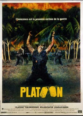 PLATOON movie poster