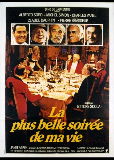 affiche du film PLUS BELLE SOIREE DE MA VIE (LA)