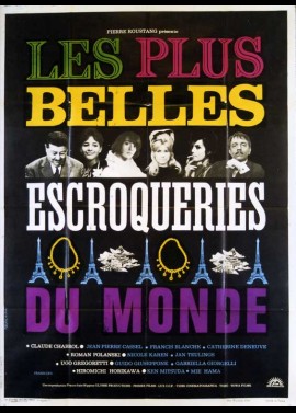 affiche du film PLUS BELLES ESCROQUERIES DU MONDE (LES)