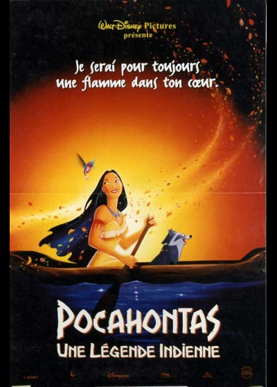 POCAHONTAS movie poster