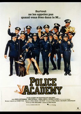 POLICE ACADEMY movie poster