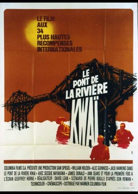 BRIDGE ON THE RIVER KWAI (THE) movie poster