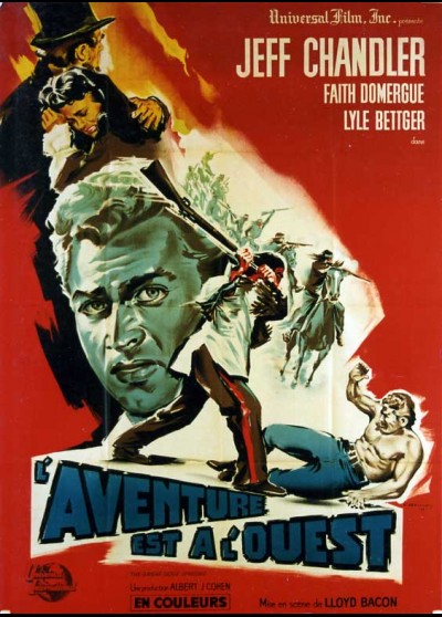 affiche du film AVENTURE EST A L'OUEST (L')