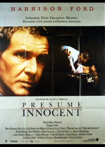 PRESUMED INNOCENT movie poster