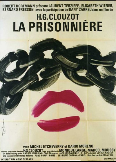 PRISONNIERE (LA) movie poster