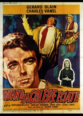 affiche du film QUAND LA COLERE ECLATE