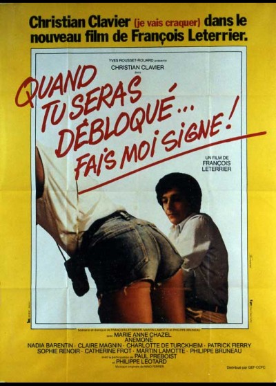 BABAS COOL (LES) / QUAND TU SERAS DEBLOQUE FAIS MOI SIGNE movie poster