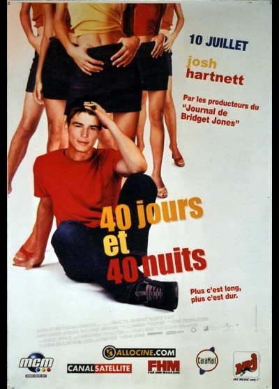 40 DAYS AND 40 NIGHTS / FORTY DAYS AND FORTY NIGHTS movie poster