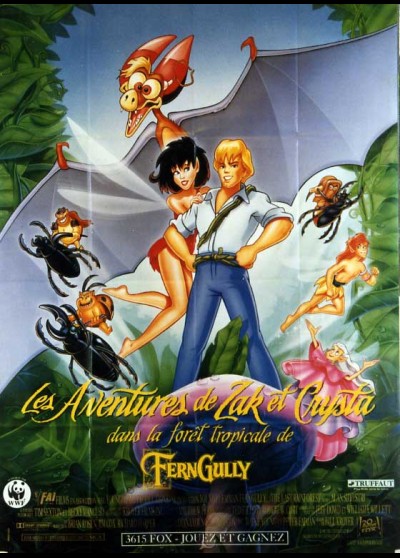 FERNGULLY THE LAST RAINFOREST movie poster