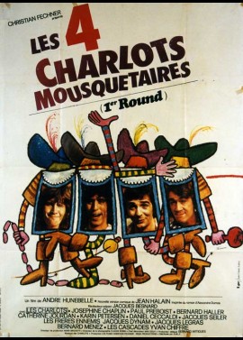 affiche du film QUATRE CHARLOTS MOUSQUETAIRES (LES)