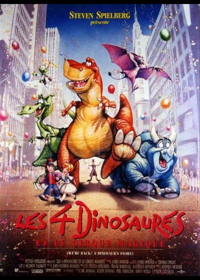 WE'RE BACK A DINOSAUR'S STORY movie poster