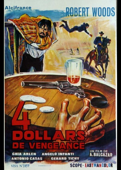 CUATRO DOLARES DE VENGANZA / FOUR DOLLARS FOR VENGEANCE movie poster