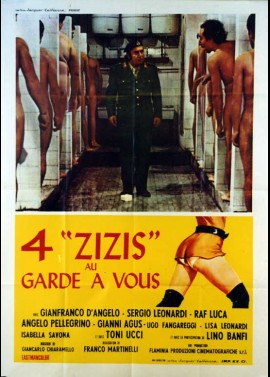 affiche du film QUATRE ZIZIS AU GARDE A VOUS