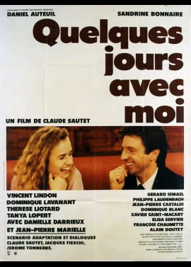 affiche du film QUELQUES JOURS AVEC MOI