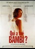 affiche du film QUI A TUE BAMBI